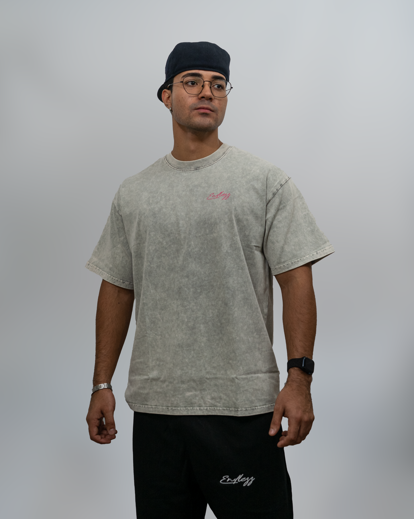 Endlezz “Global Vision” Tee – Washed Gray Edition