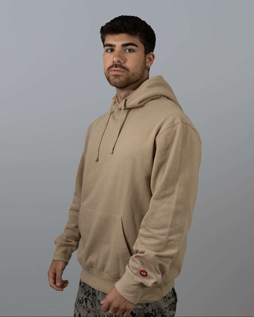 Endlezz Comfort Statement Hoodie Beige Edition