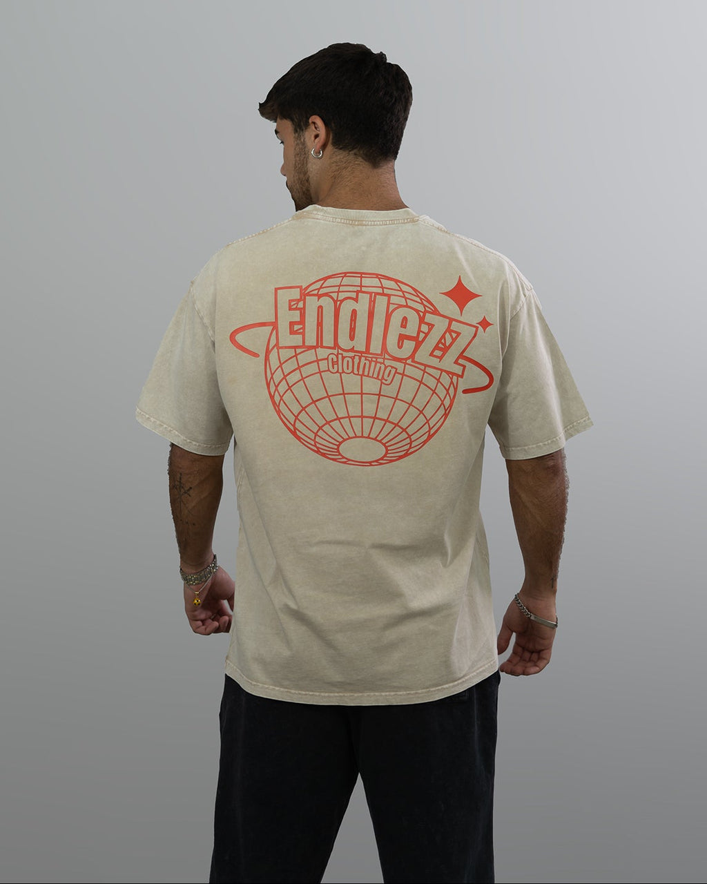 Endlezz Global Vision Tee Washed Beige Edition