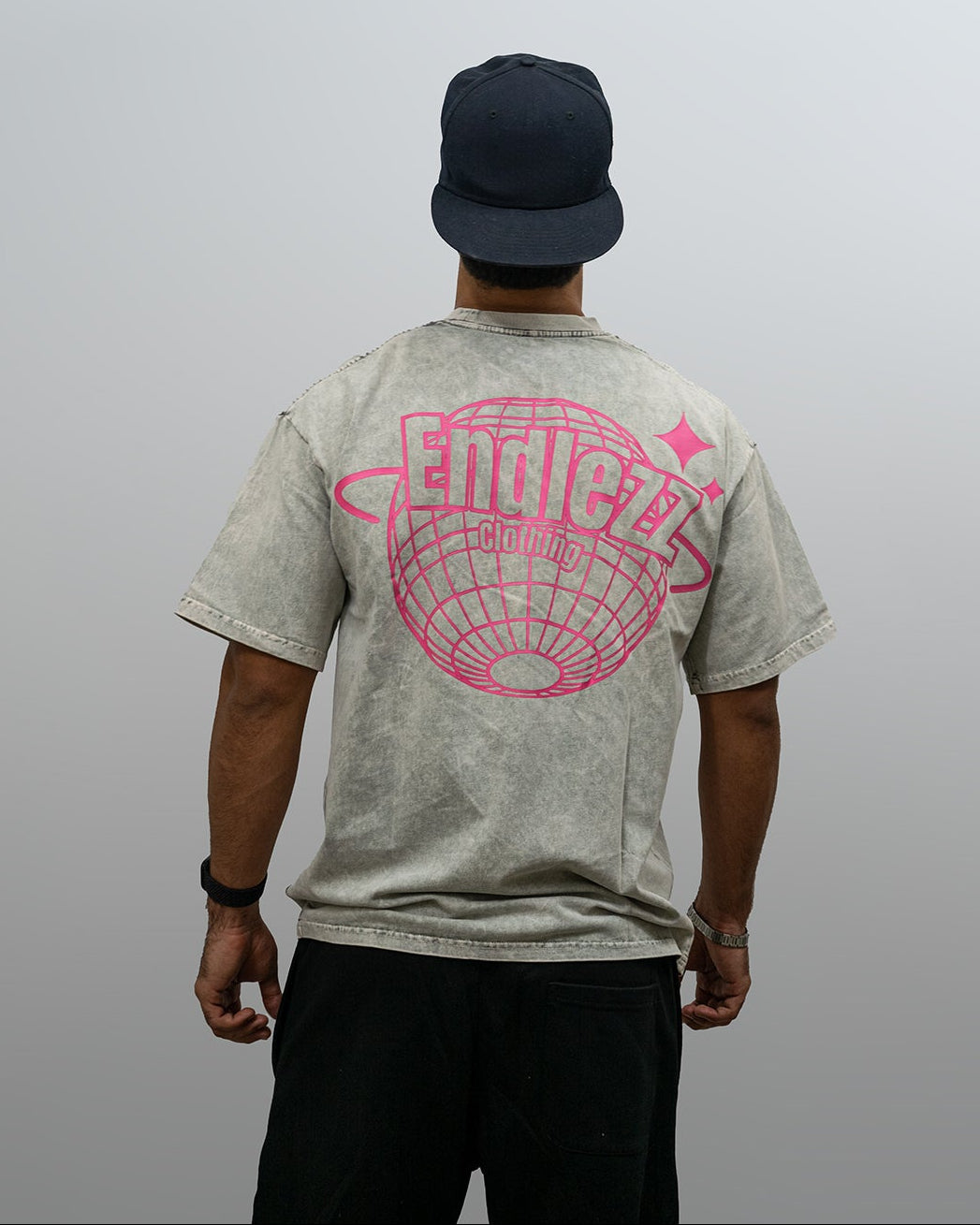 Endlezz Global Vision Tee Washed Gray Edition