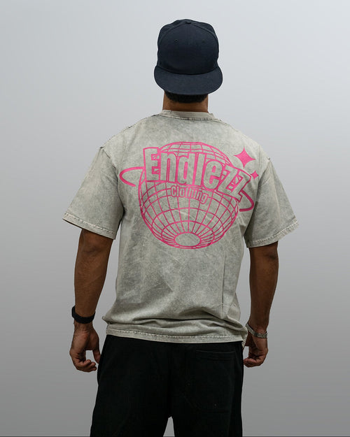 Endlezz Global Vision Tee Washed Gray Edition