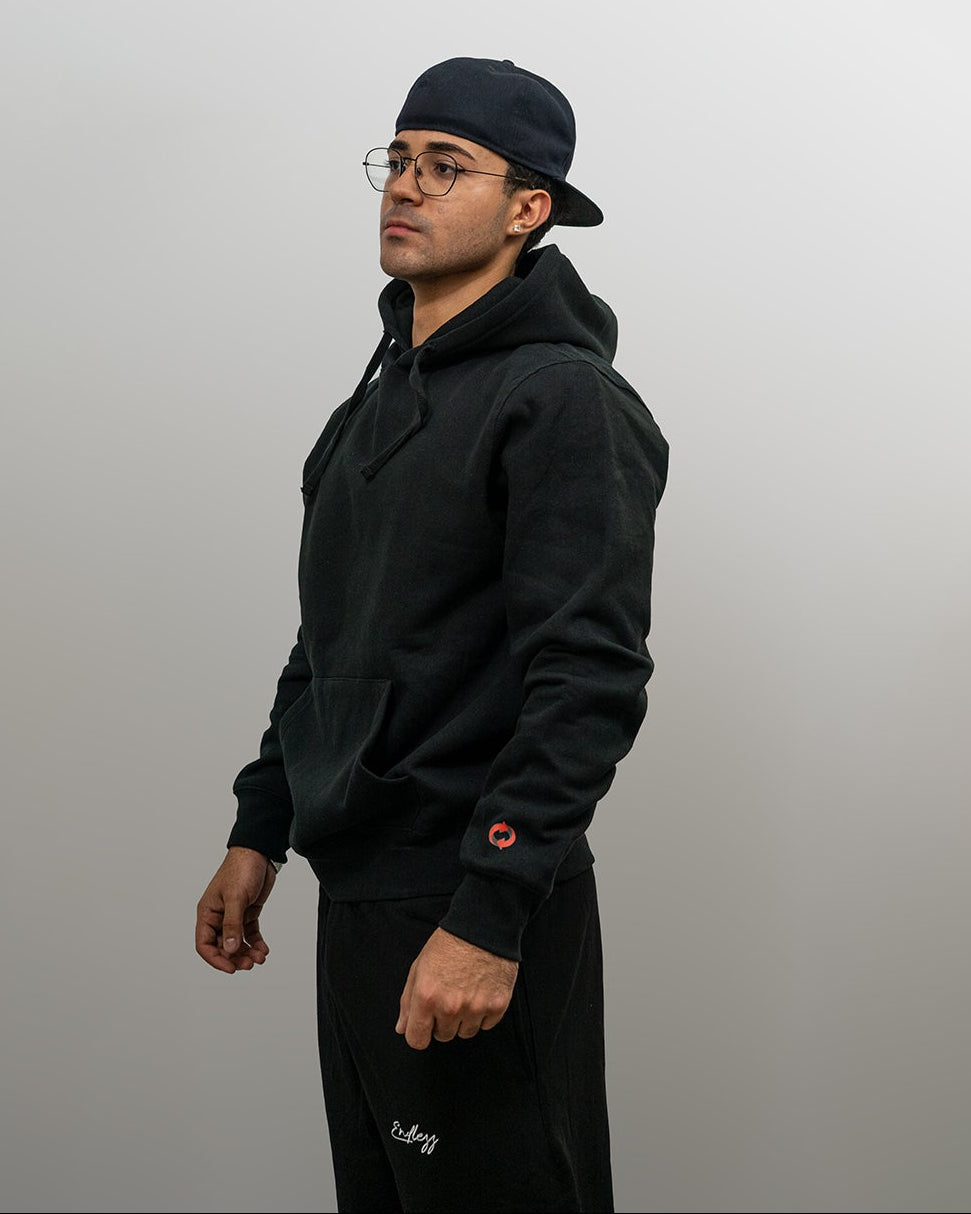 Endlezz Comfort Statement Hoodie Black Edition