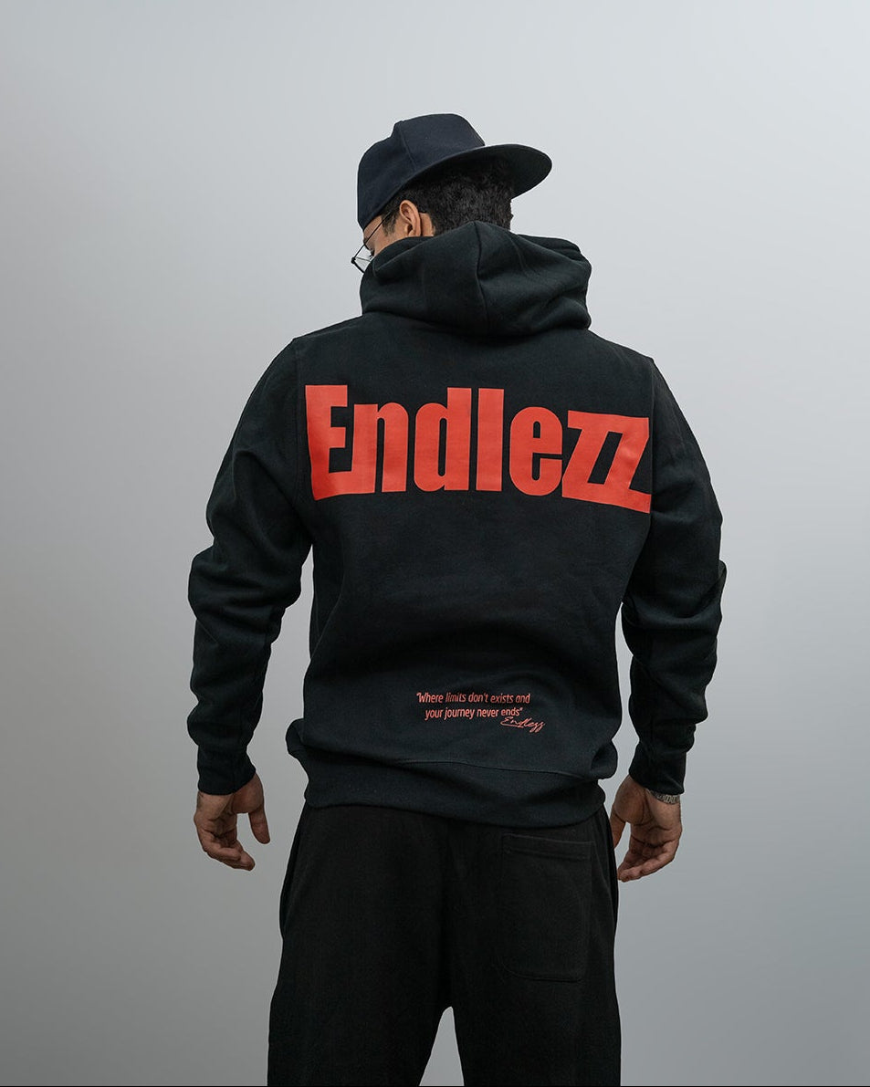 Endlezz Comfort Statement Hoodie Black Edition