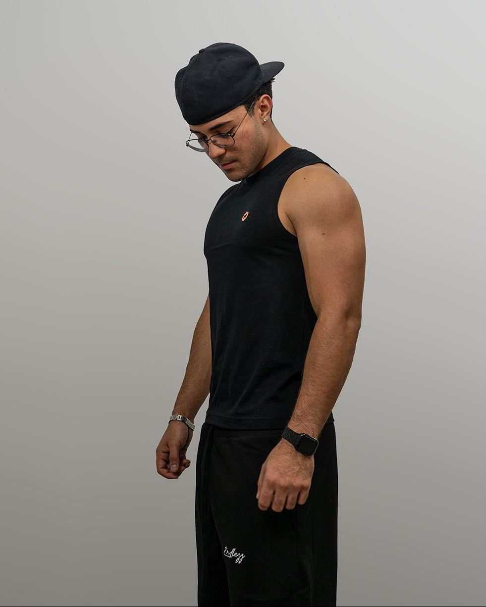 Endlezz Essential Cut-Off Tank  Black Edition