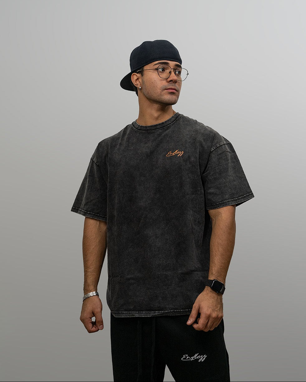 Endlezz Global Vision Tee Washed Black Edition