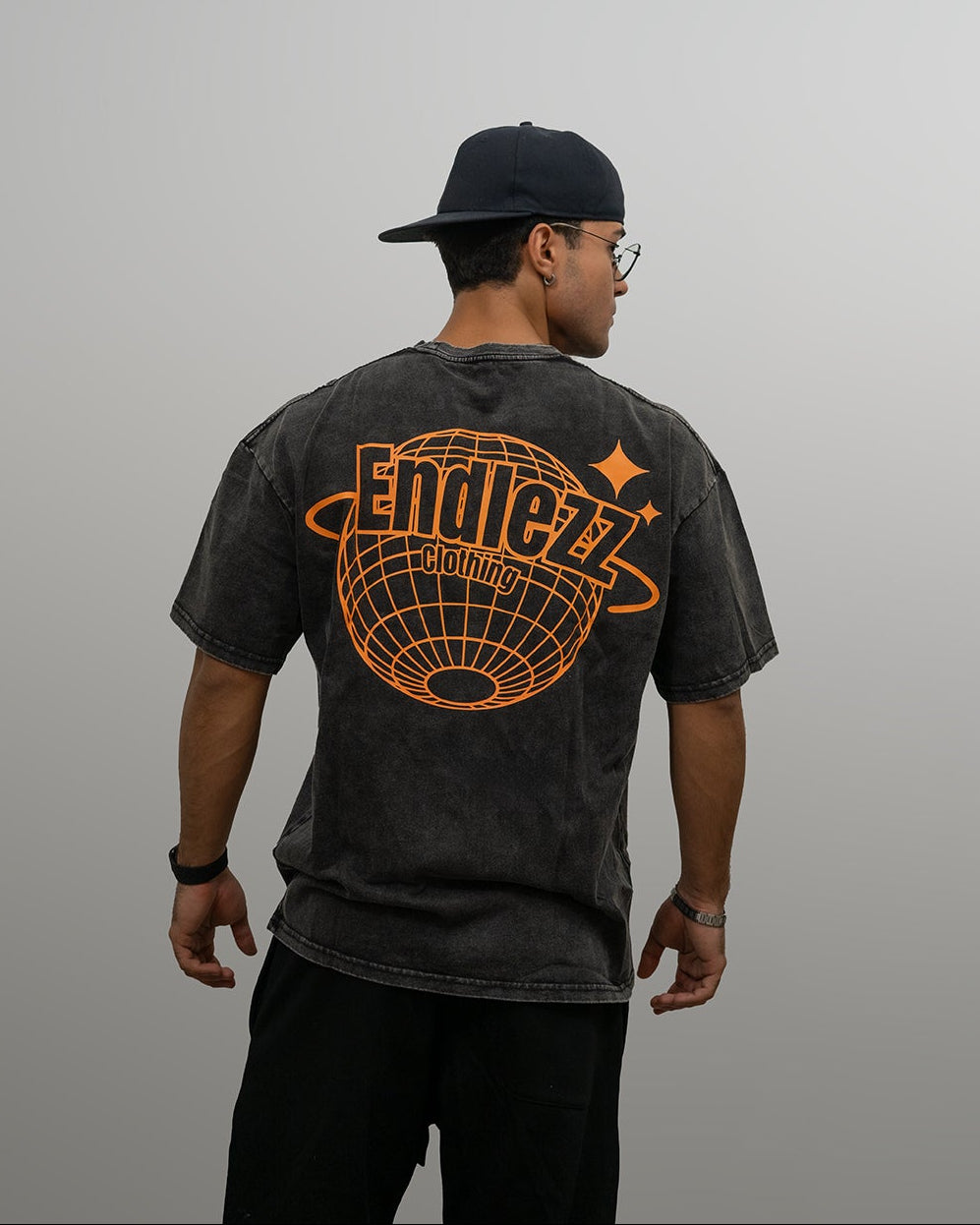 Endlezz Global Vision Tee Washed Black Edition